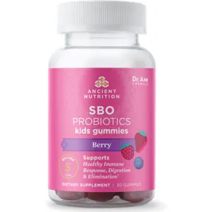 SBO KIDS Probiotic Gummies 30 ct by Ancient Nutrition