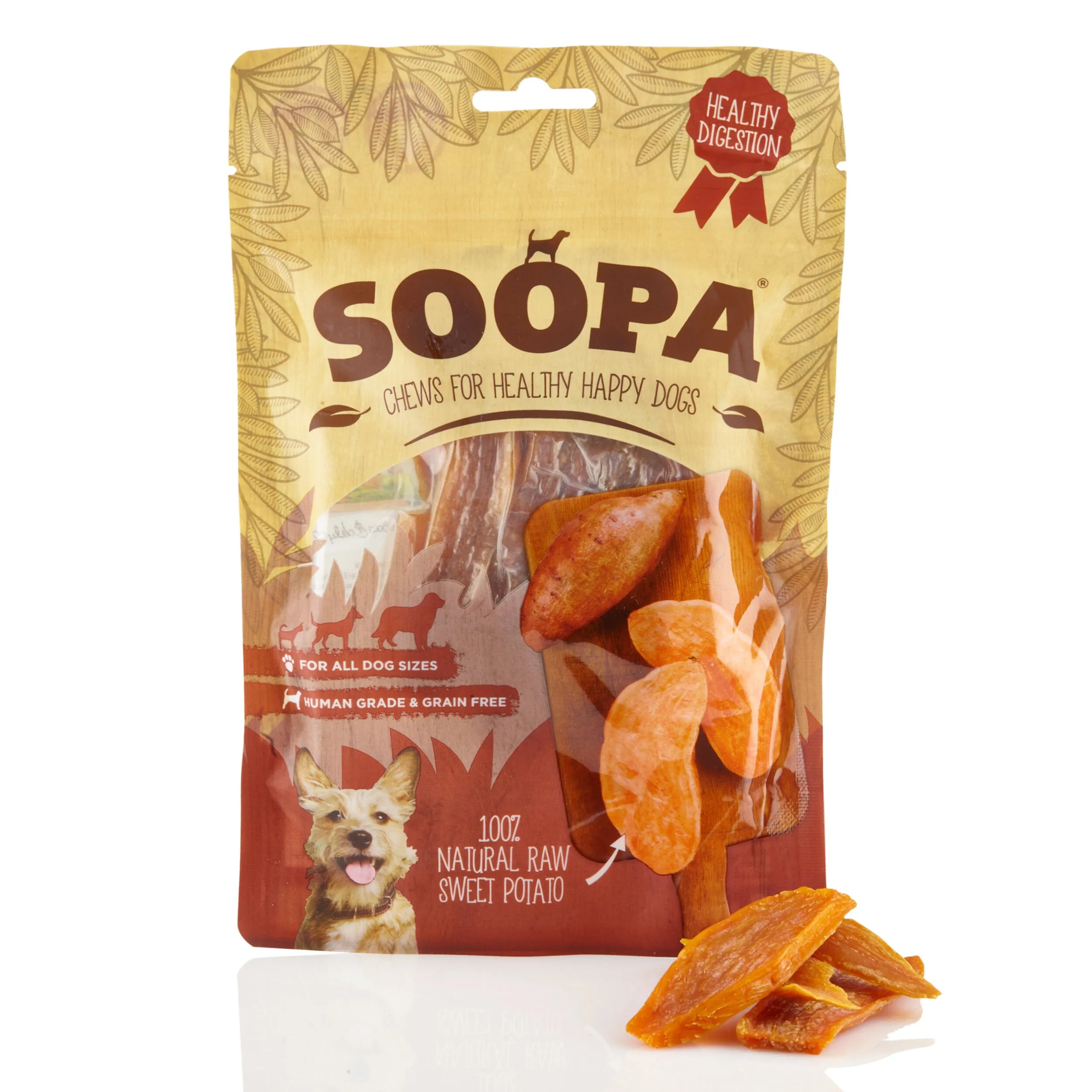 Soopa Natural Sweet Potato Chews 100g