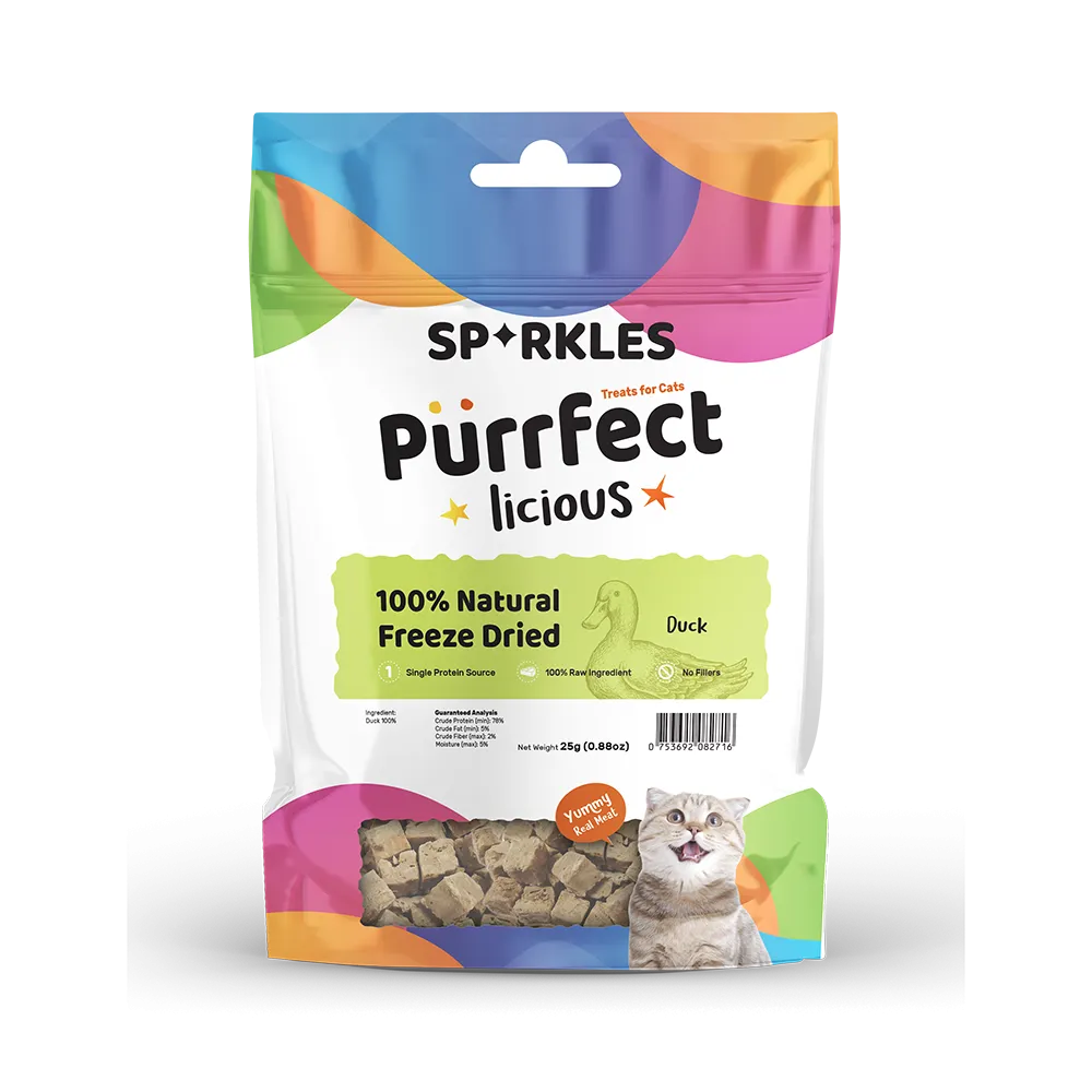 Sparkles Cat Purrfectlicious Freeze-Dried Duck 25g