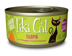 Tiki Cat Kapi'Olani Luau Grain Free Tilapia in Tilapia Consomme Canned Cat Food