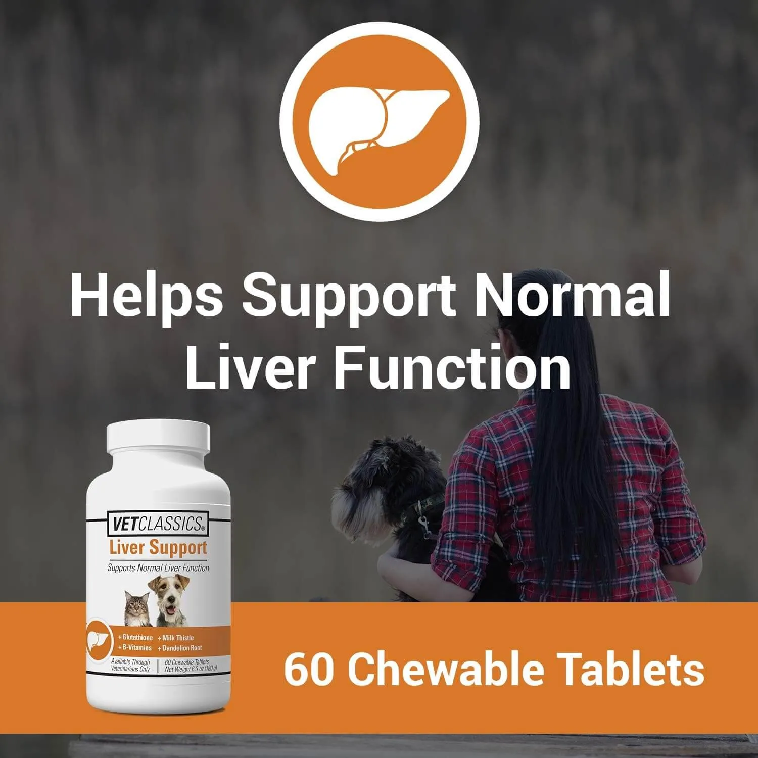 VetClassics Liver Support Cat and Dog Supplement