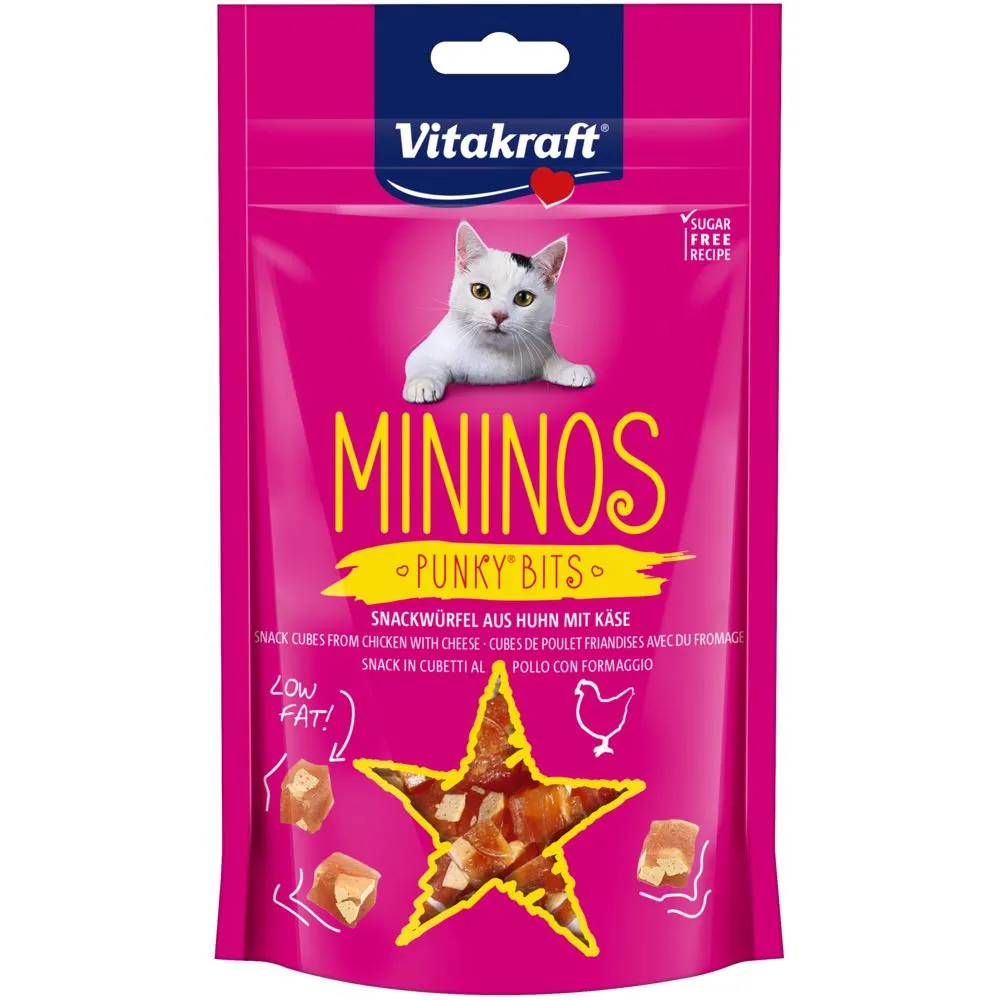 Vitakraft Mininos Punky Bits Cat Treats 40g