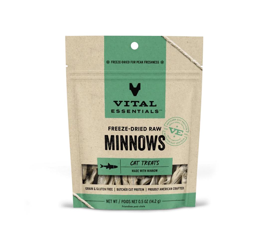 Vital Essentials Freeze-Dried Minnows Cat Treats