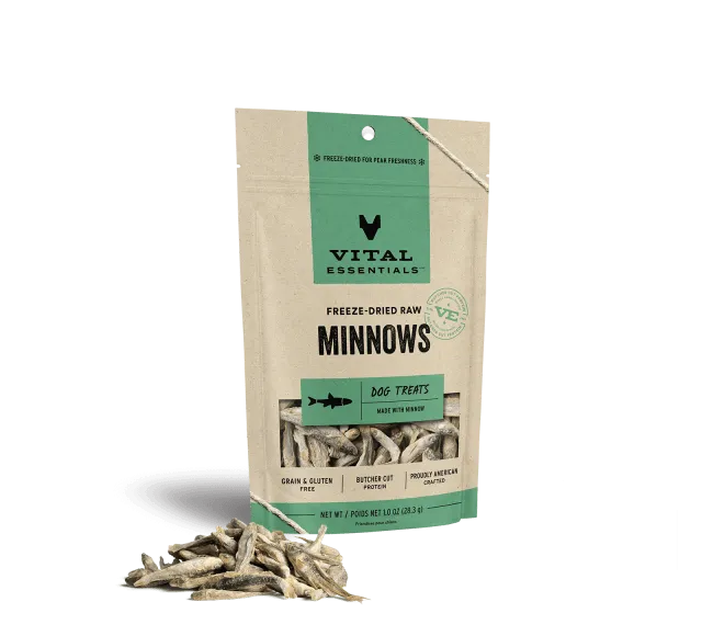 Vital Essentials Freeze-Dried Minnows Dog Treats