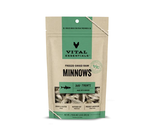 Vital Essentials Freeze-Dried Minnows Dog Treats