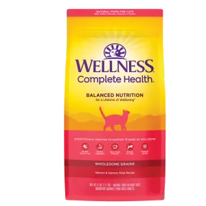 Wellness Brand - Complete Health Salmon Recipe Dry Cat Food