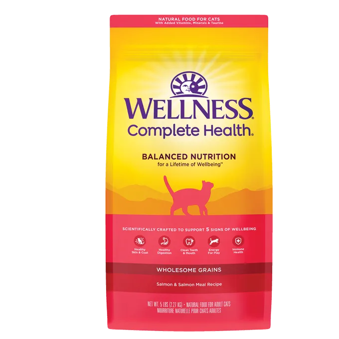 Wellness Brand - Complete Health Salmon Recipe Dry Cat Food