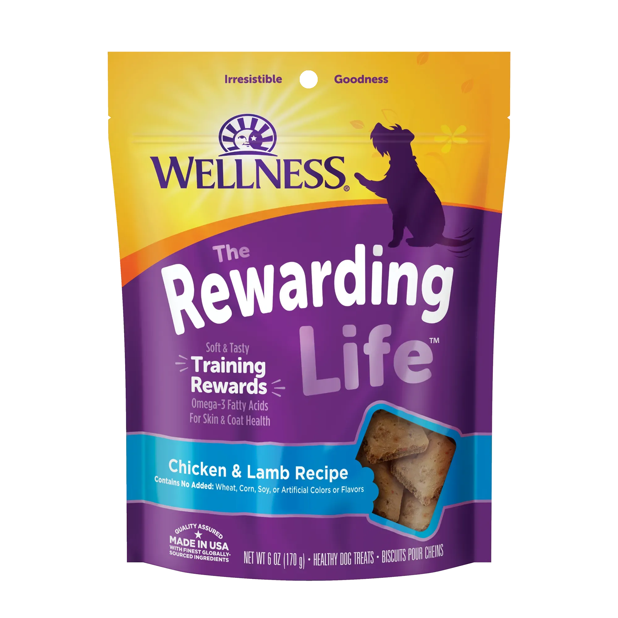 Wellness The Rewarding Life Chicken & Lamb 6-oz, Dog Treat