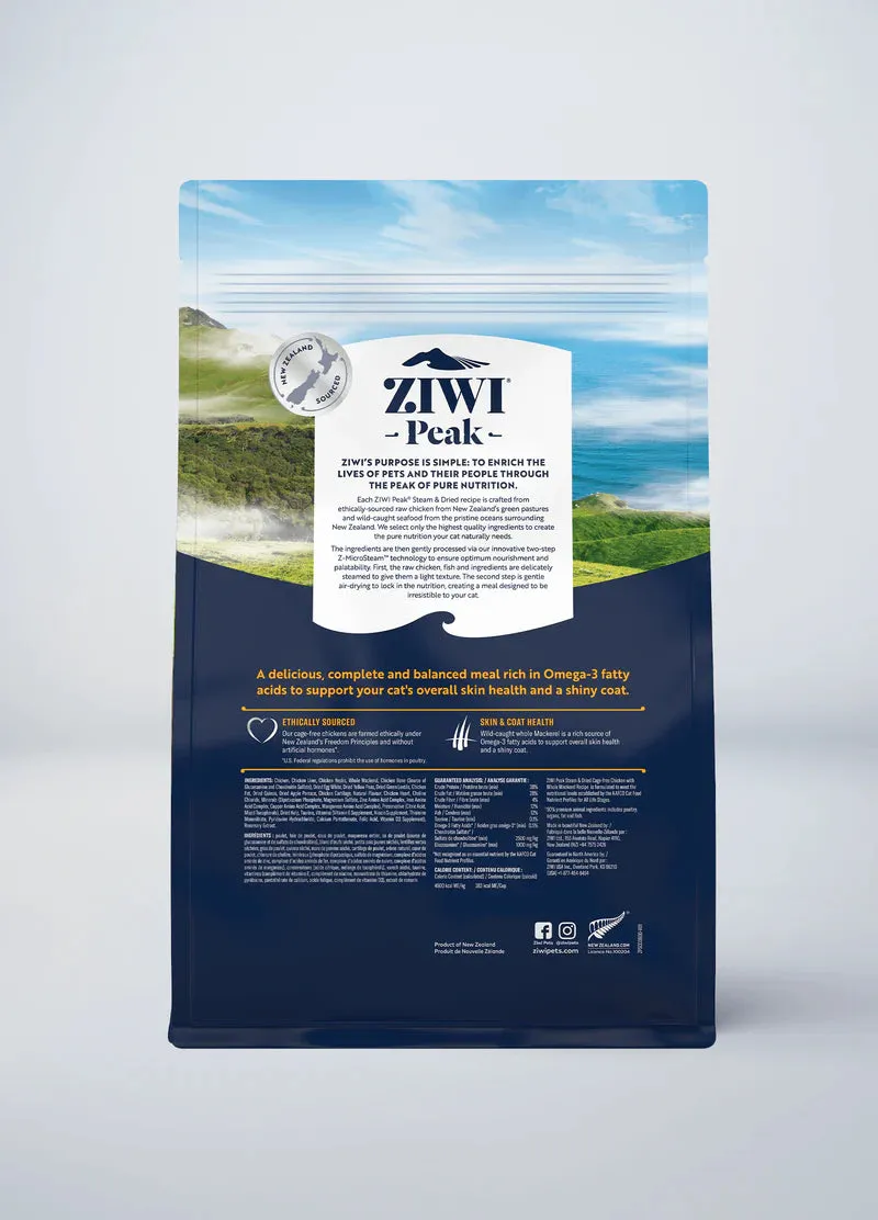 Ziwi Peak Steam & Dried Chicken with Whole Mackerel